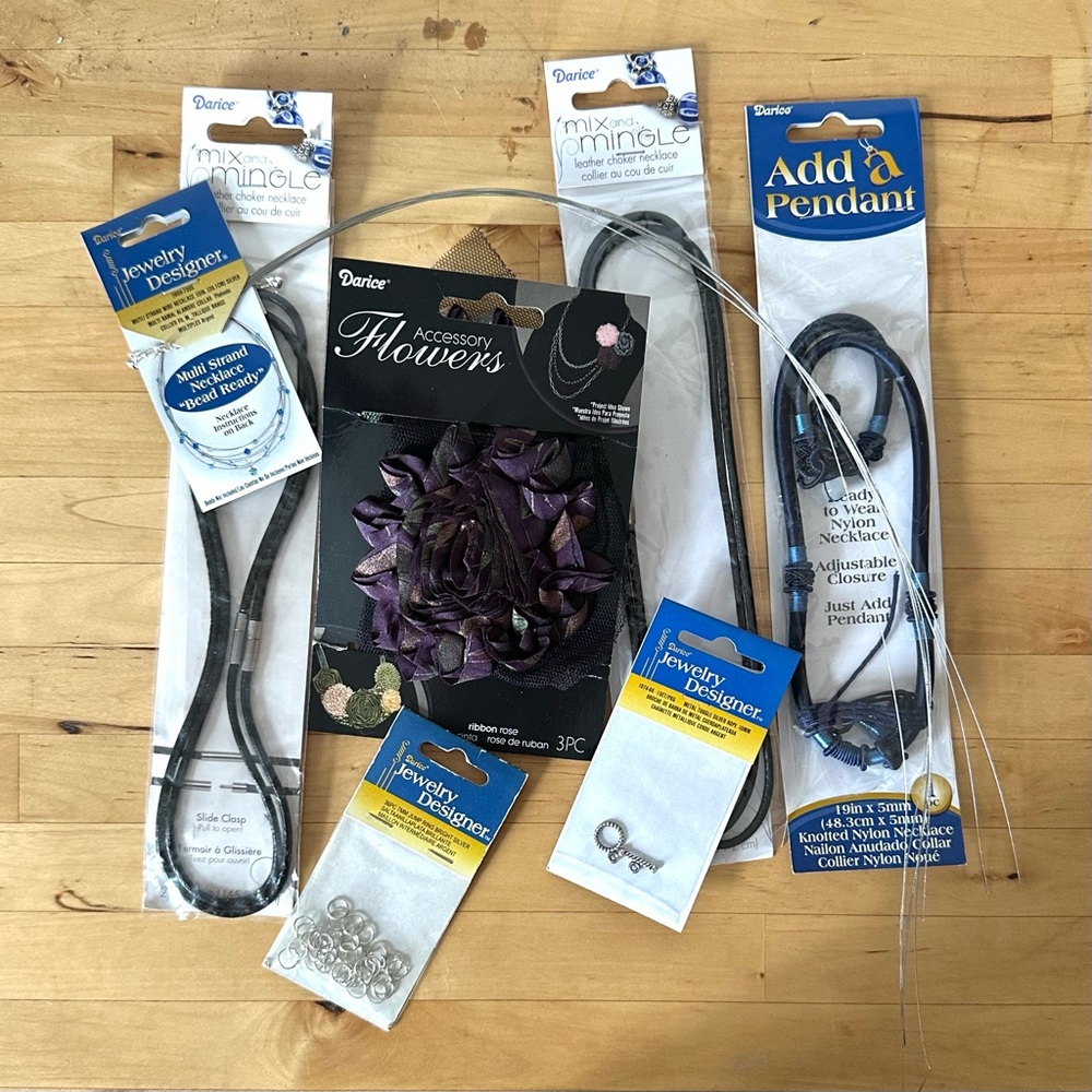 NEW NOS NIP Darice jewelry making supplies lot of 7 items